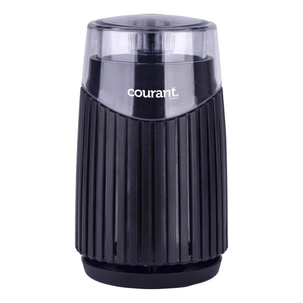 Courant Electric Coffee Grinder For Coffee Beans, Spices Stainless Steel Blades Durable Base, Makes Up To 6-Cups Coffee,150 Watt