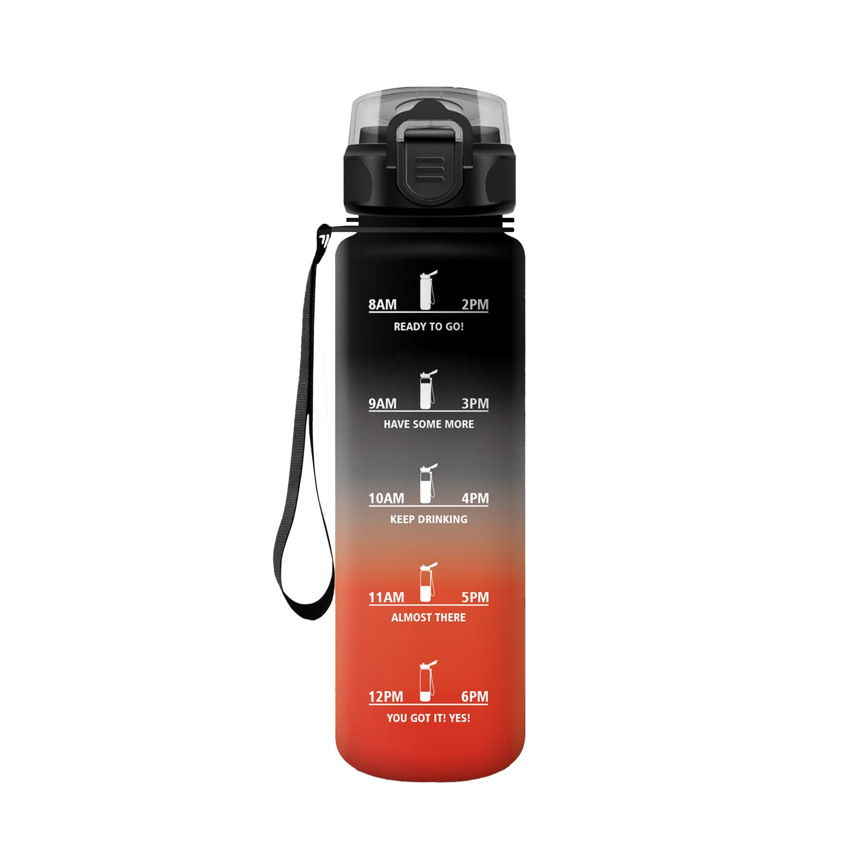 HoneyHolly Sports Water Bottle, 1000 ml, LeakProof Plastic, Water Bottle, Suitable for Carbonated Drinks, Sports Bottle for Bic