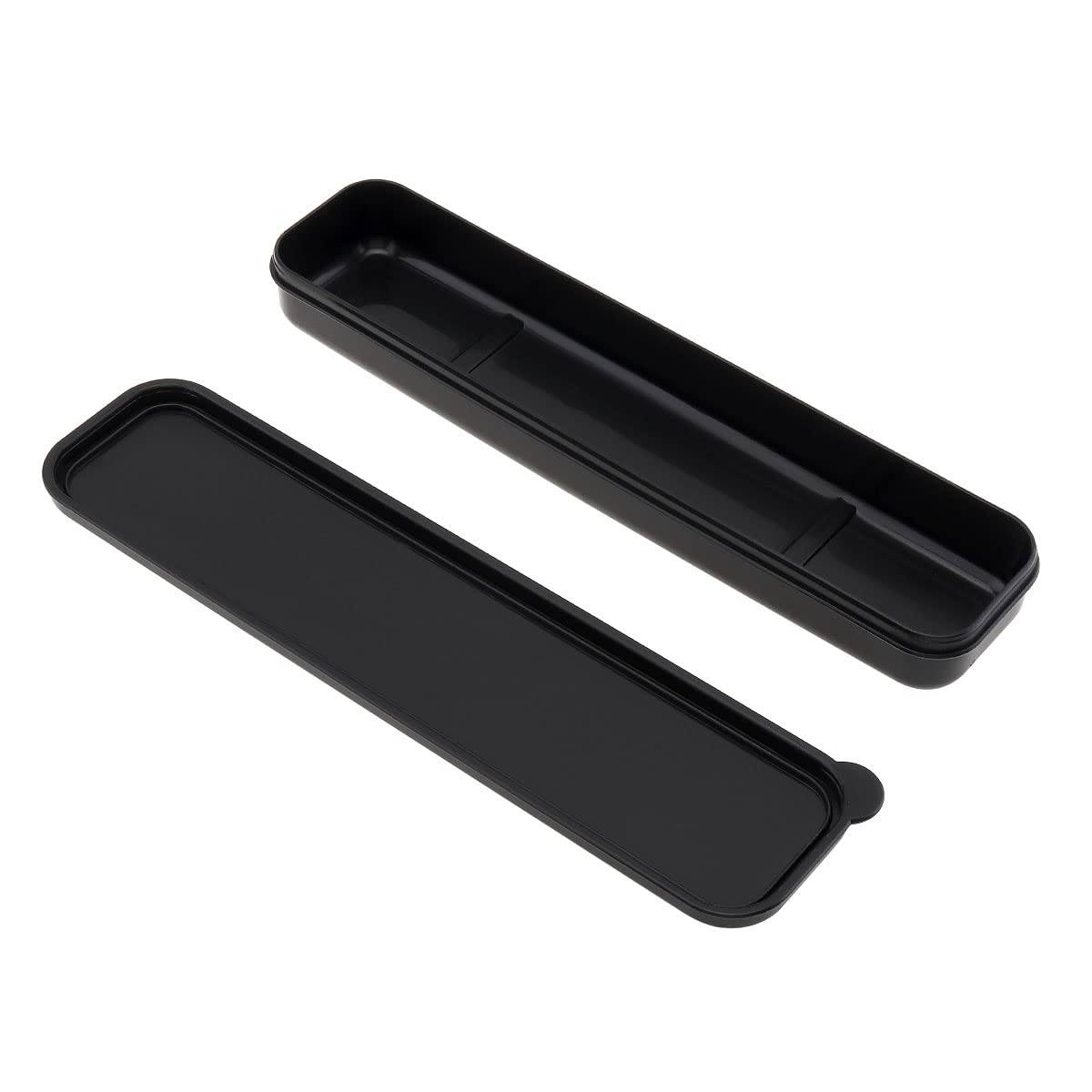 Origlam Portable Flatware Box Travel Tableware Storage Case, Simple Tableware Storage Box Case For Cutlery Kit (Black)