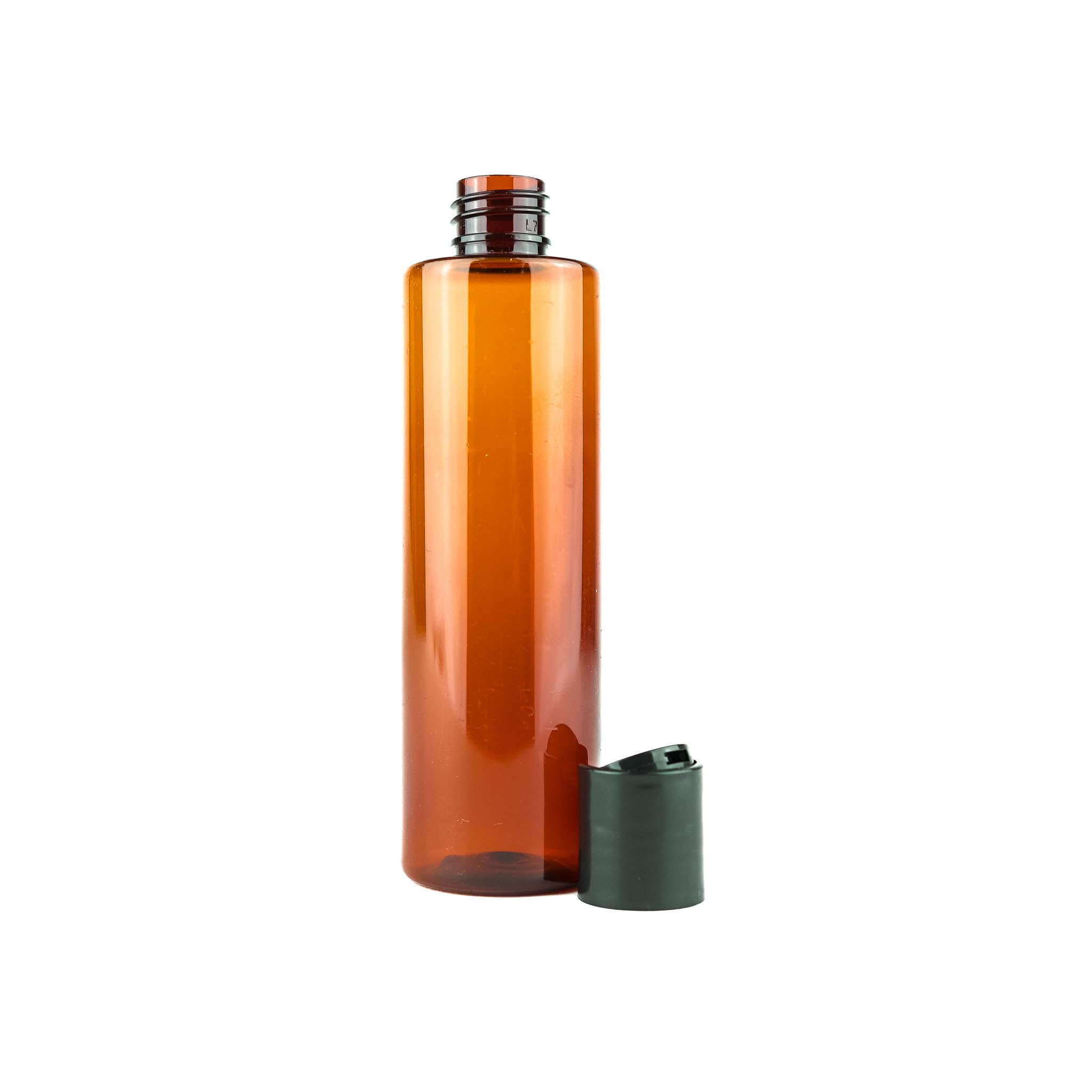 Nature Packaged Plastic Amber Bottles (Pack Of 48) - 4Oz Amber Plastic Bottle With Screw Caps; Used As Reusable Shampoo Bottles,