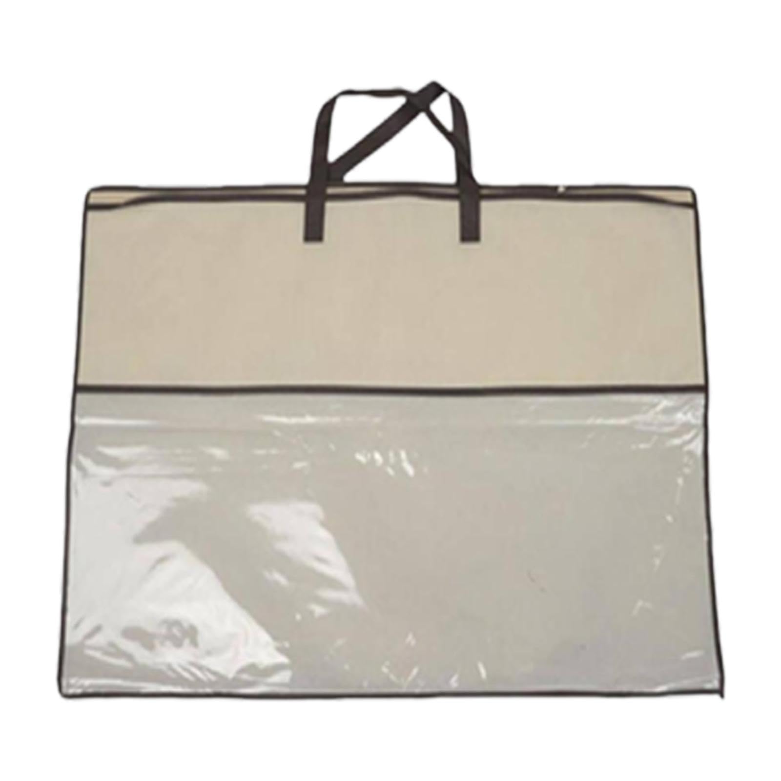 Ecomistiq Clothing Organizer With Zipper Blanket Storage Bag For Clothes Pillows Sheet 55X55Cm | Storage Bags | Home Organizatio