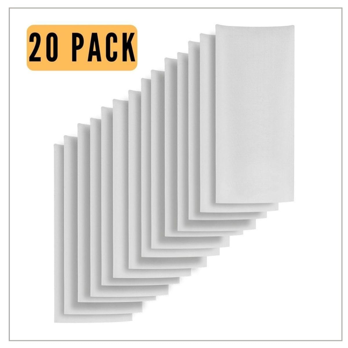 [ 20 Pack ] 2X4.5 Inch Variety Pack Tea Filter Bag-(Each 5Pc For 37?90?120?160 Micron)