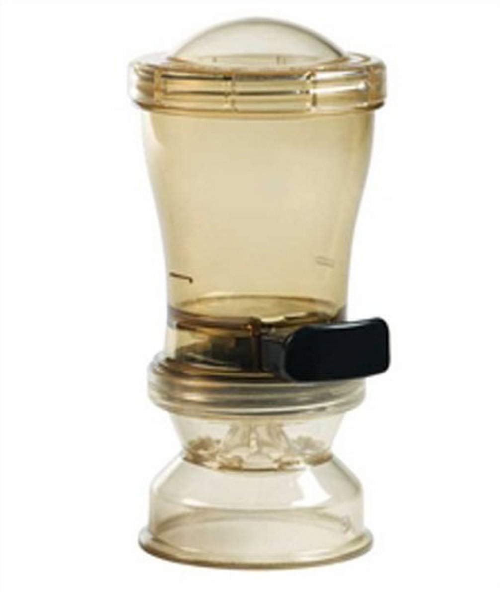 Server Products Ins-87100 Inseason Salt And Seasoning Dispenser, Spread Pattern, 10 Oz. Capacity, Clear/Black