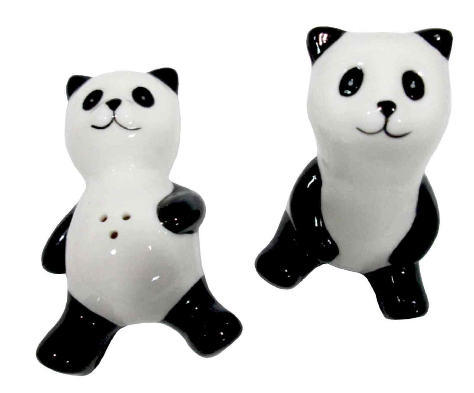 Streamline Imagined Daydream Panda Salt And Pepper Shaker Set