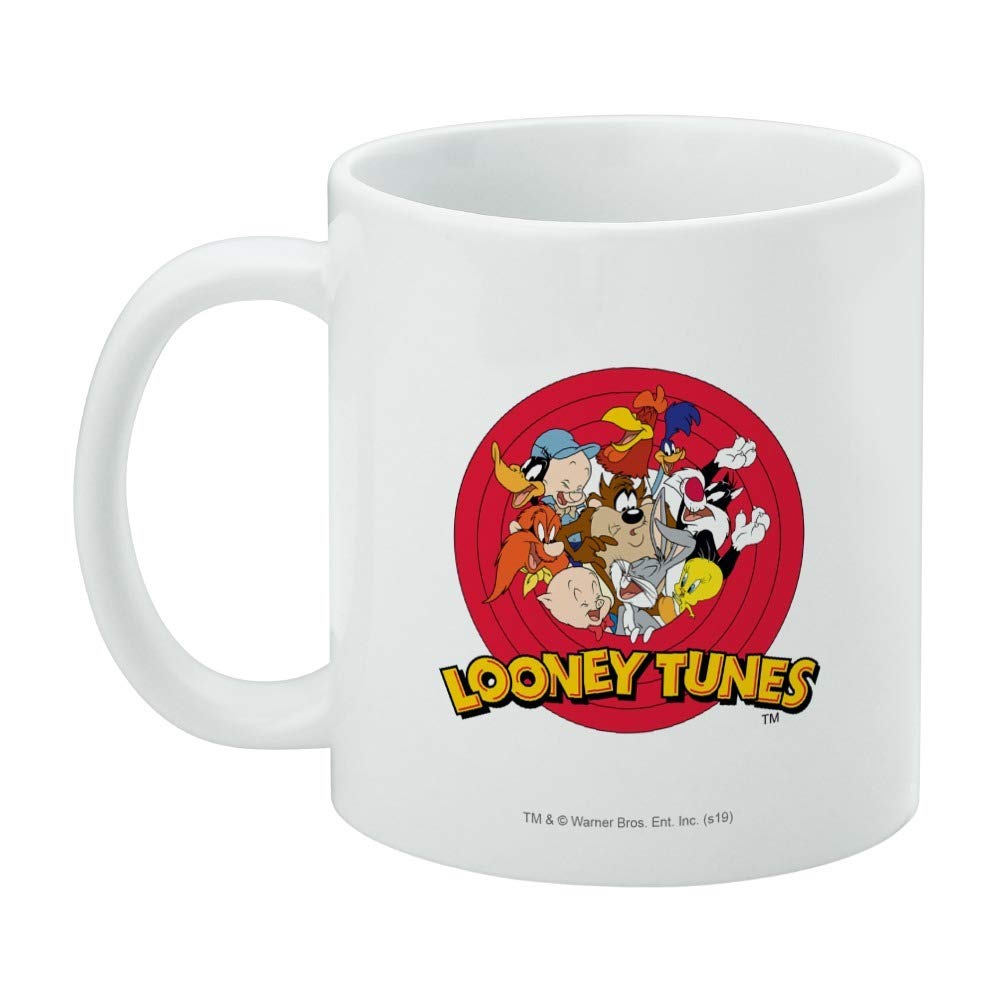 Graphics & More Looney Tunes Group Ceramic Coffee Mug, Novelty Gift Mugs For Coffee, Tea And Hot Drinks, 11Oz, White