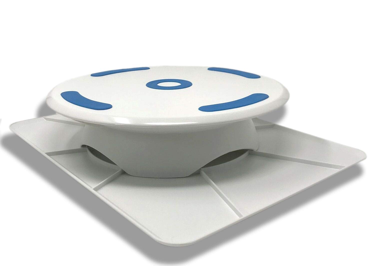 Ateco Revolving Cake Decorating Stand - 12-Inch Diameter, Plastic, White, Model 609