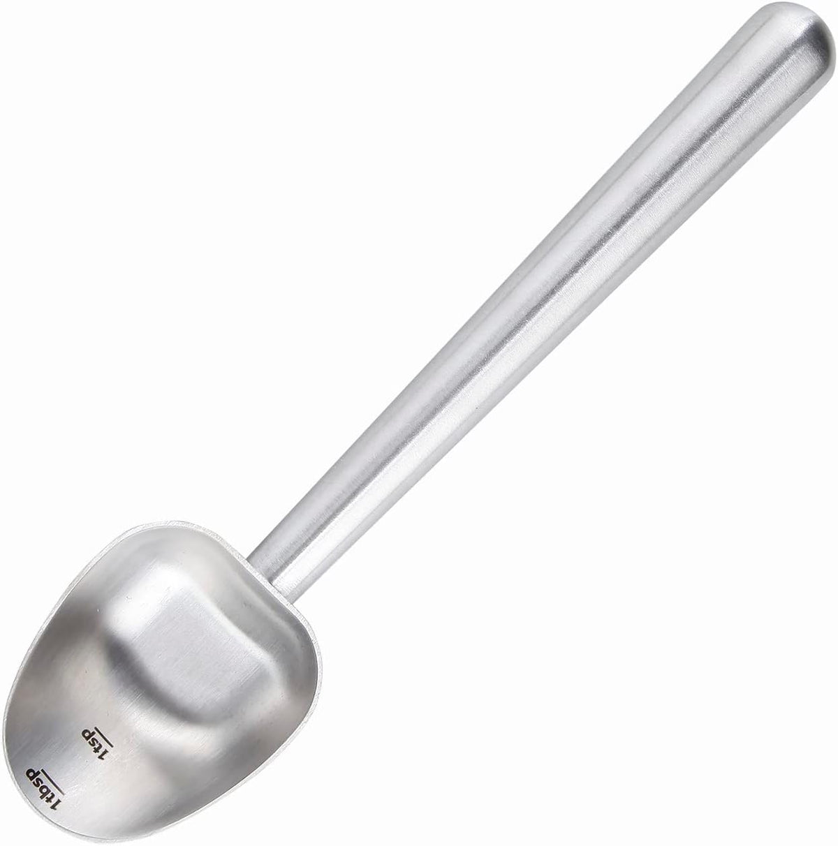 Easyworkz Stainless Steel Long Hollow Handle Coffee Scoop,7G Measuring Spoon For Ground Coffee And Loose Leaf Tea, Brushed Silve