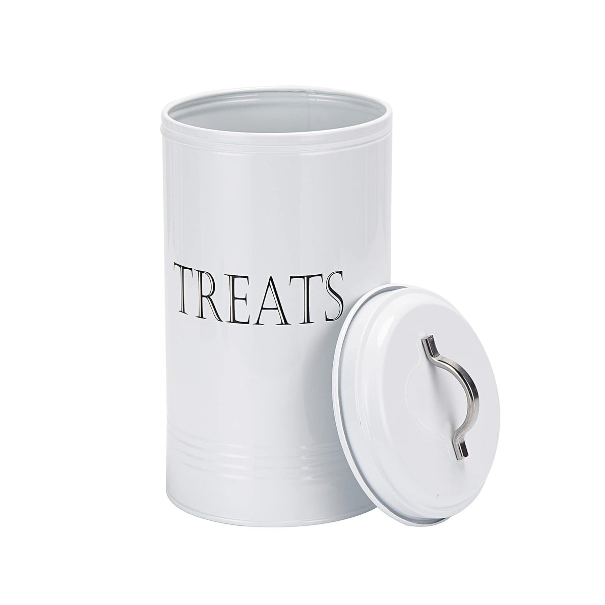Brightalk Treat Jar With Lid, Cookies Treat Container Counter Top Canister Decorative Storage Container For Farmhouse Kitchen