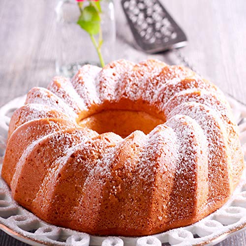 Zemsy 2 Pack Silicone Round Cake Pan European Grade Non-Stick Bakeware For Jello, Bread, Gelatin, Cakes Pans 8-10Inch