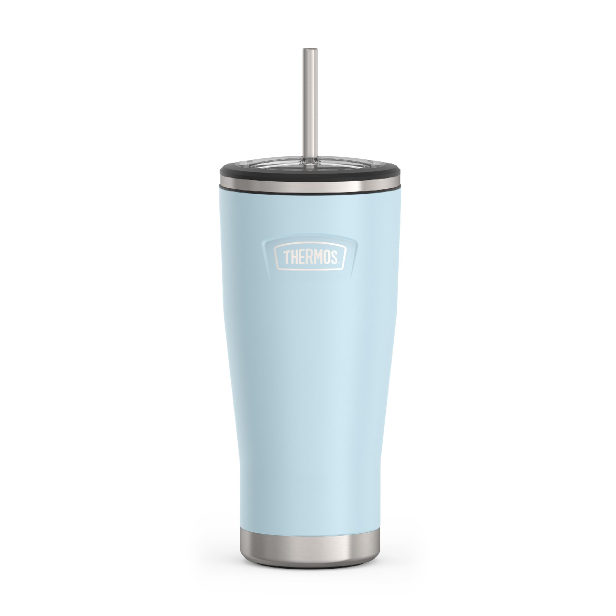 Icon Series By Thermos Stainless Steel Cold Tumbler With Straw, 24 Ounce, Glacier