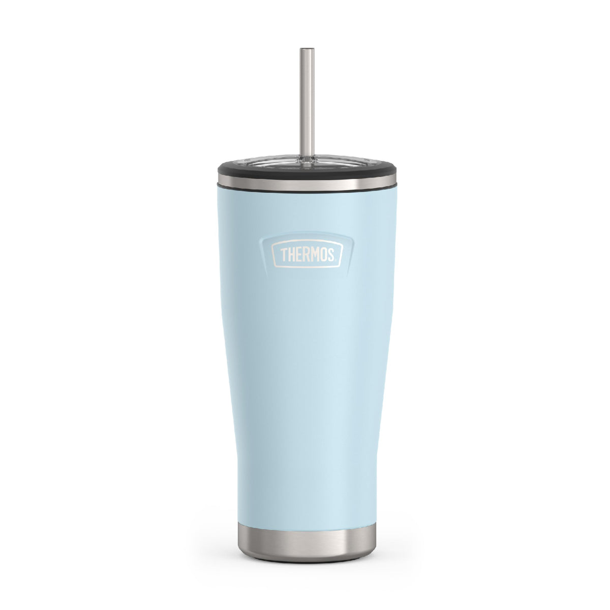Icon Series By Thermos Stainless Steel Cold Tumbler With Straw, 24 Ounce, Glacier