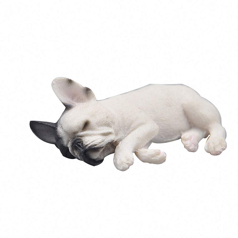 Fewo 6-Cavity Sleeping Dog Corgi And French Bulldog Silicone Mold For Fondant Chocolate Candy Gum Paste Polymer Clay Resin Kitch