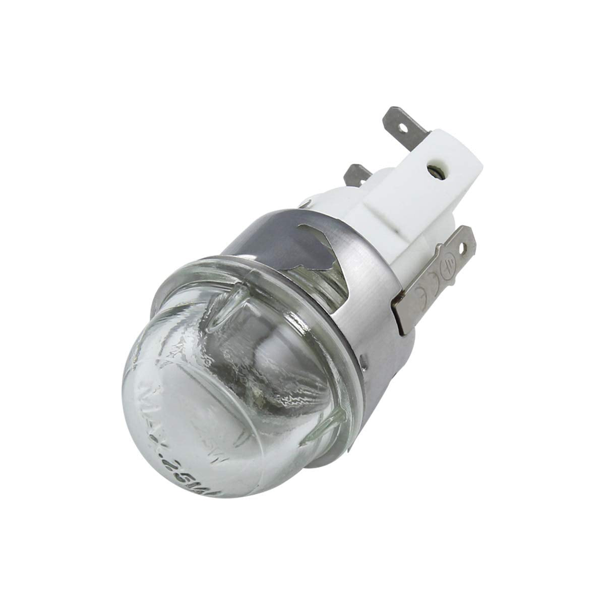 Meter Star E14 High Temperature Resistance 500 Degrees 250V 25W Oven Lamp,Round Head Glass Cover Resistant To High Temperature,O