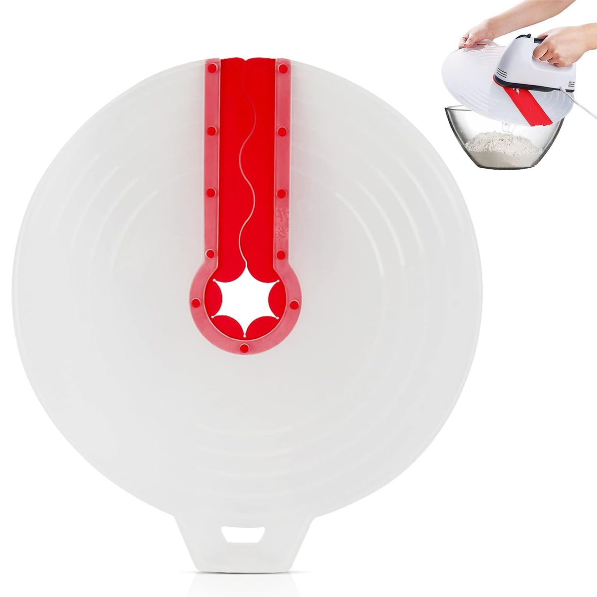 Mixing Bowl Splatter Guard, Silicone Mixing Bowl Splatter Screen Guard Mixer Splatter Guard Silicone Splatter Cover For Egg Bowl