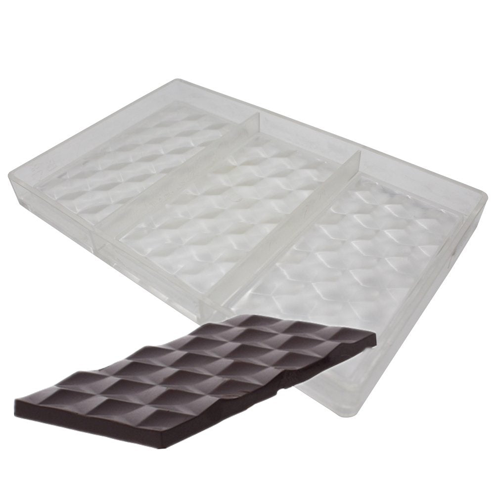 3D Cubes Polycarbonate Chocolate Bars Mold
