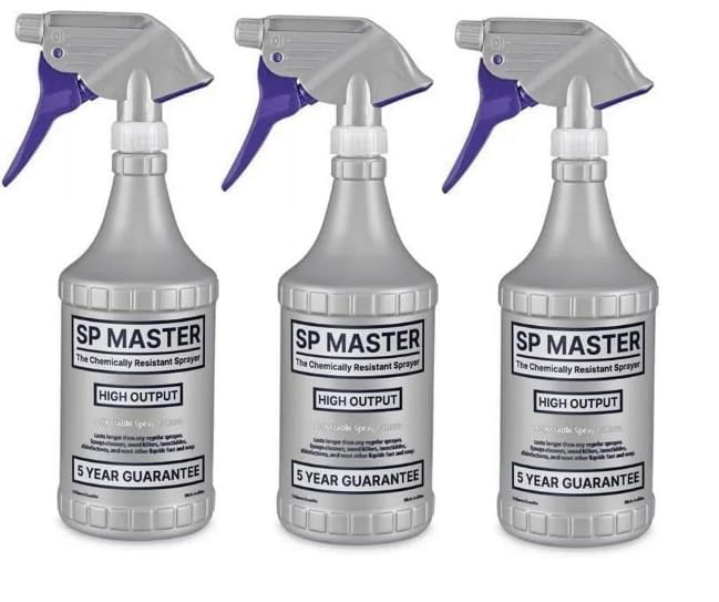 Sp Master 32 Oz Spray Bottle (3 Pack), The Write-In Section Permits The Identification Of The Bottle Contents To Avoid Guesswork