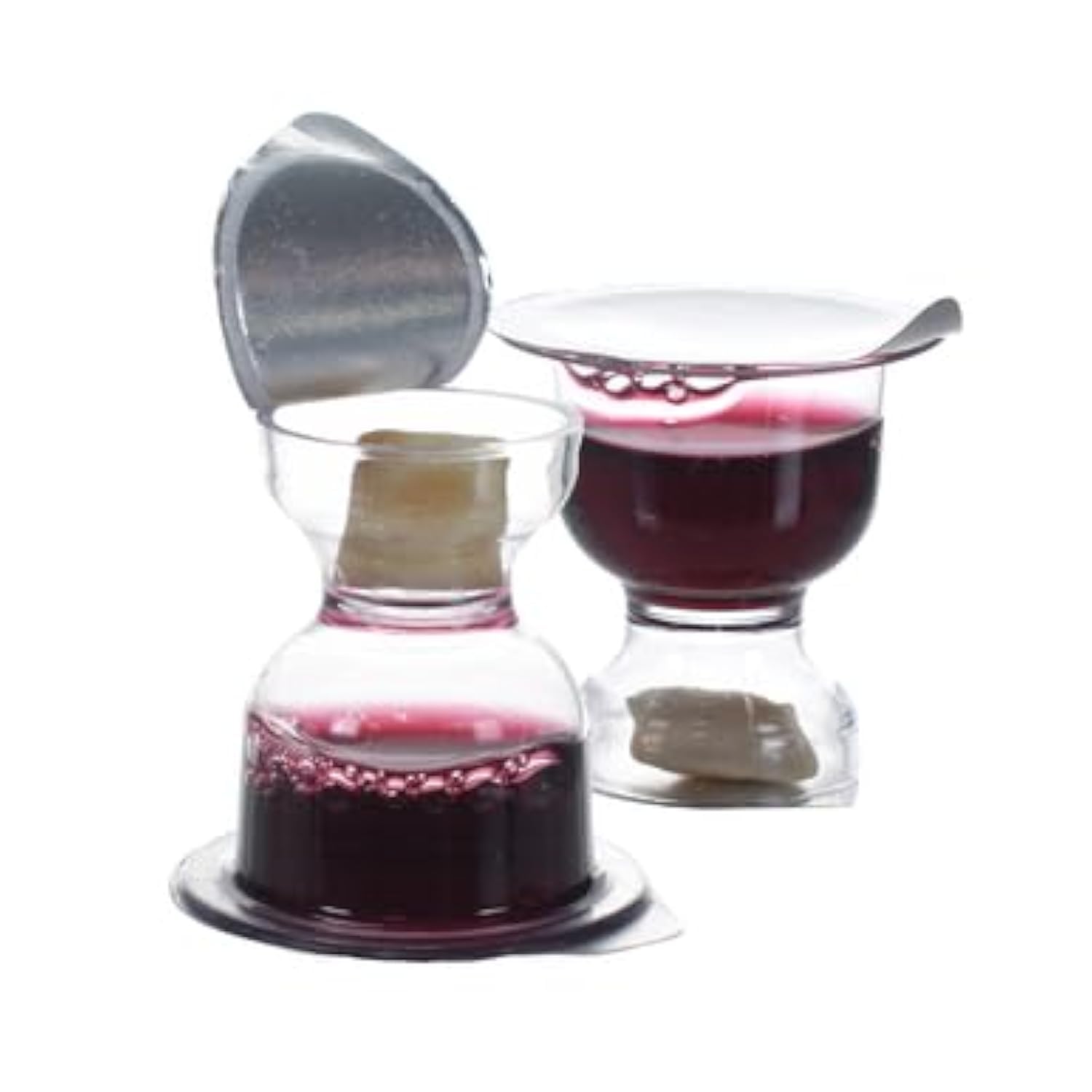 Chalice Prefilled Communion Cups 200 Count | Concord Grape Juice & Bread | EasyOpen | Tray & Seatback Pew Compatible