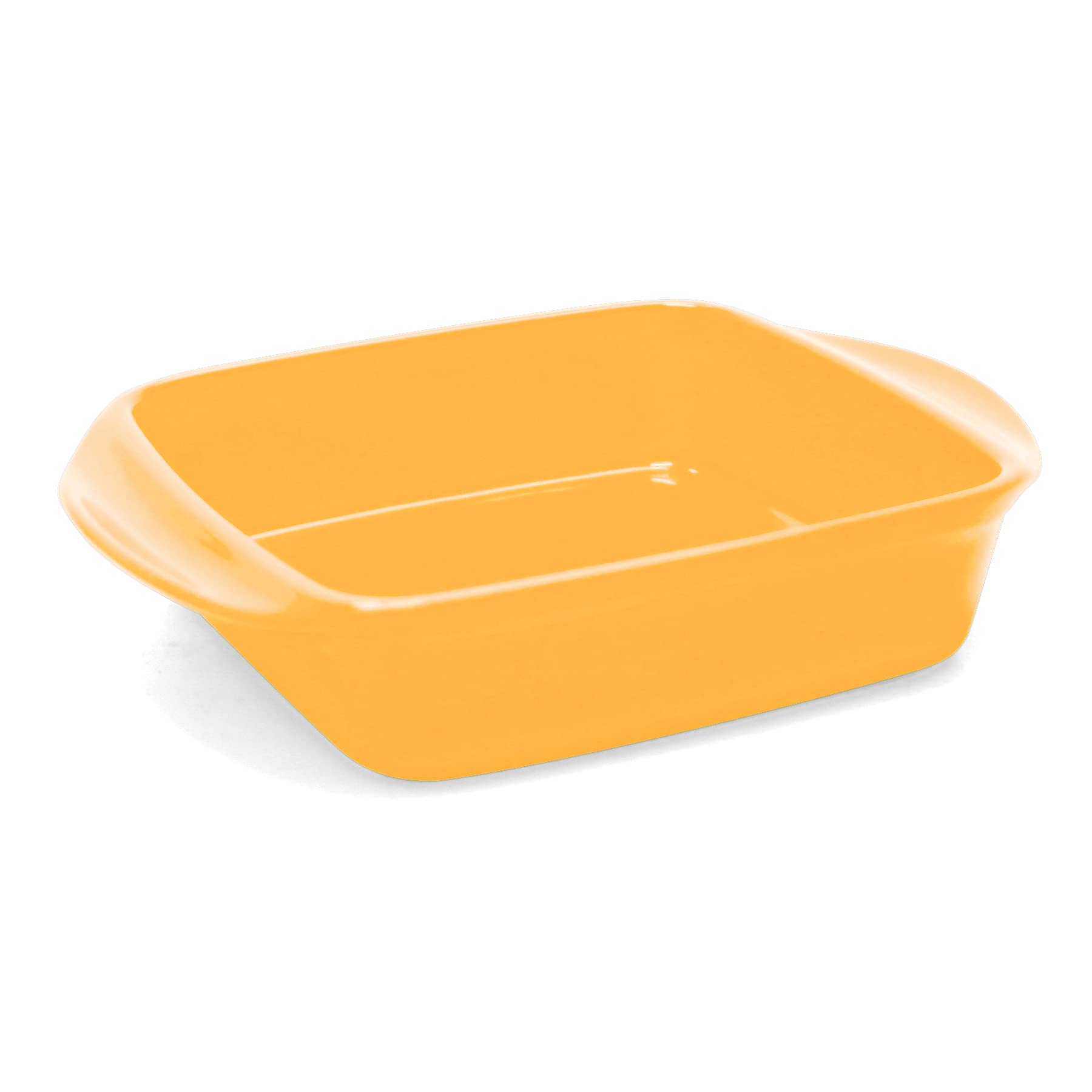 Chantal Classic Ceramic Baker, 2 Quart, Marigold, 8'' Sq Baker (93A-Sq20 My)