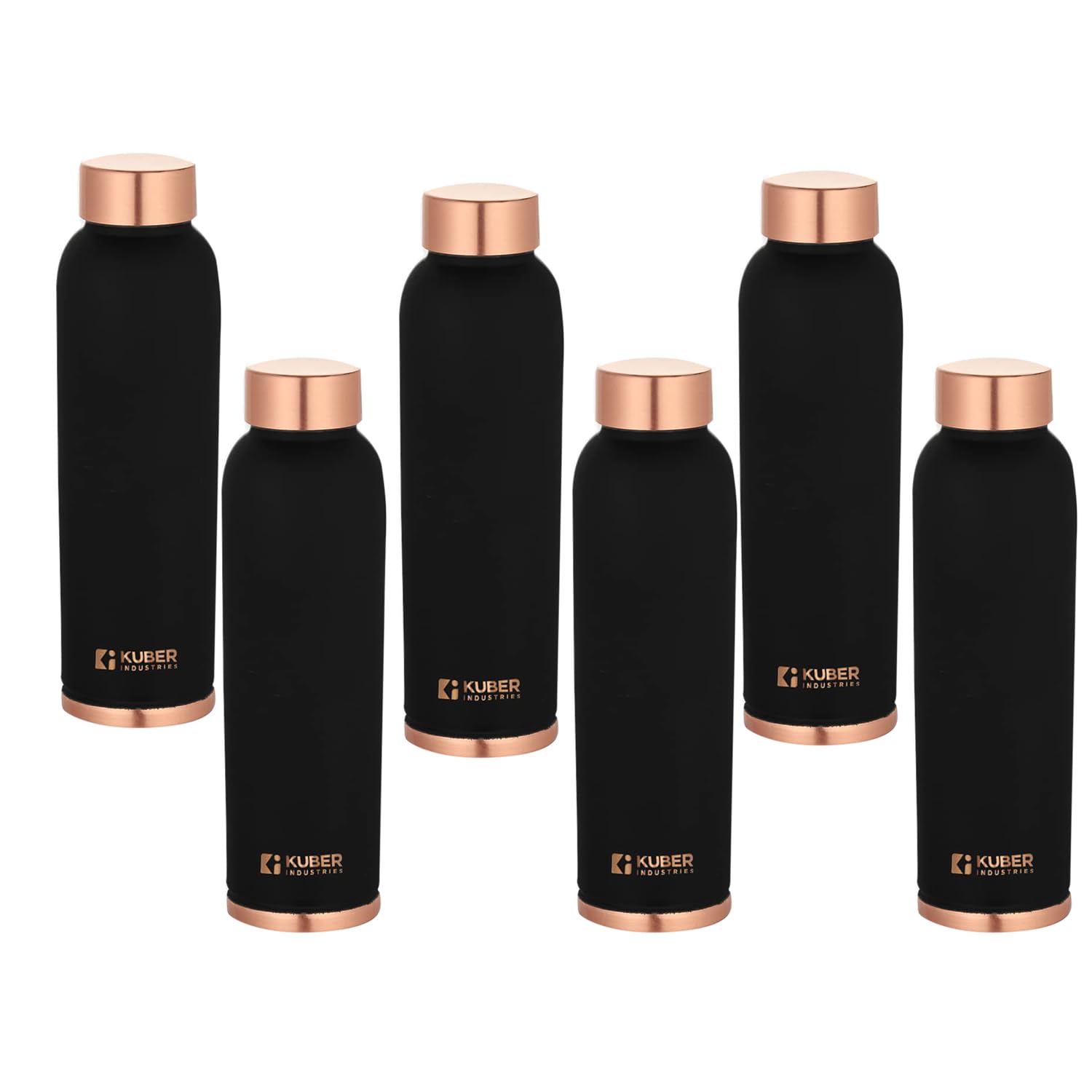 Kuber Industries Copper Water Bottle | Bpa Free, Non Toxic | Leakproof, Durable & Lightweight | With Added Health Benefits Of Co