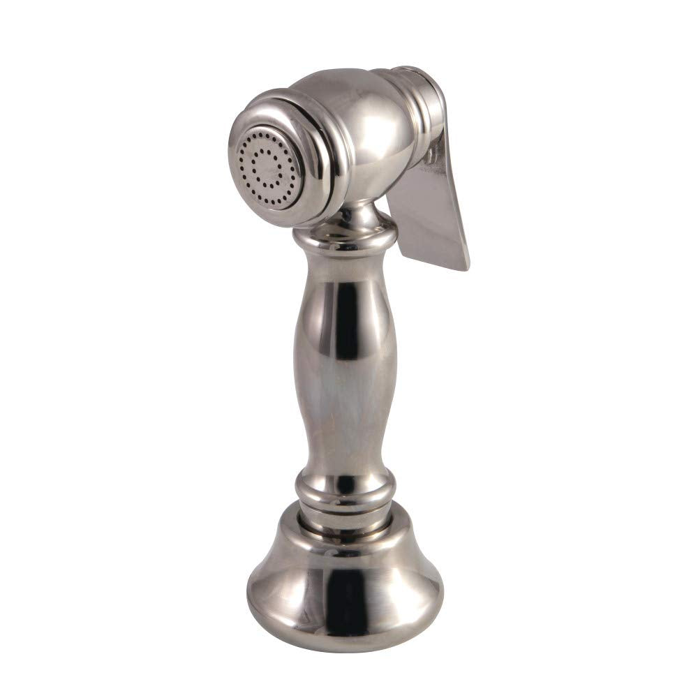 Kingston Brass CCRP1K6SPR Vintage Kitchen Faucet Side Sprayer  Polished Nickel