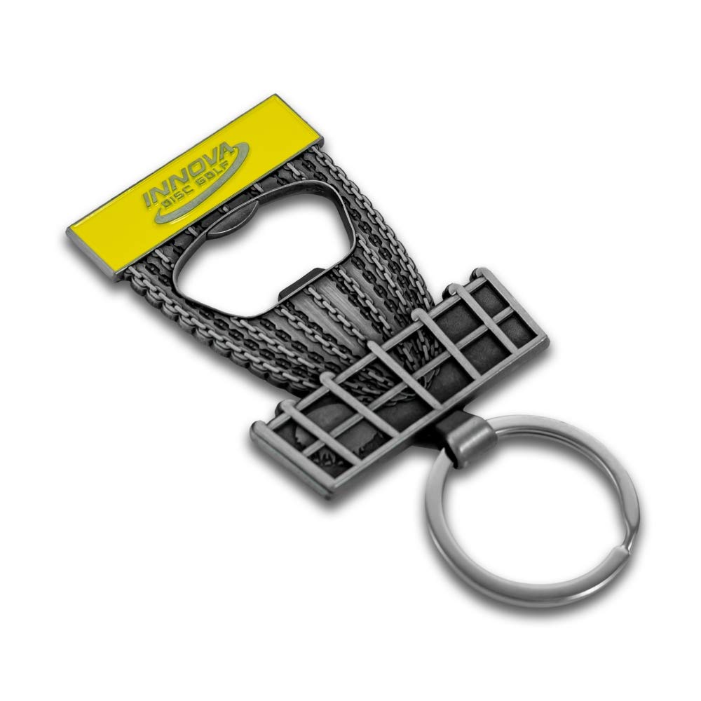 Innova Disc Golf Discatcher Key Chain Bottle Opener - Yellow