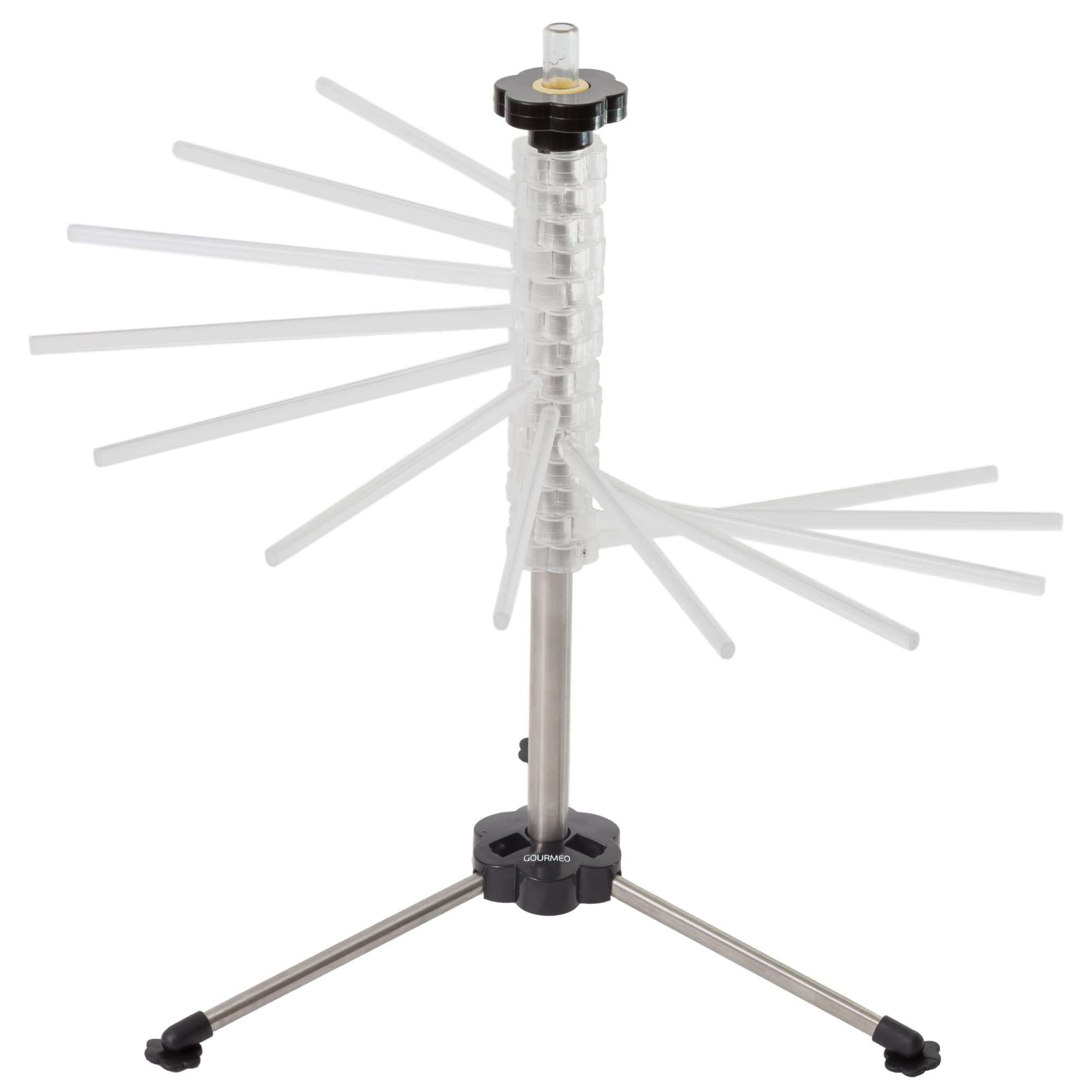 Pagilo Pasta Drying Rack For Up To 4.4 Lbs Of Pasta - Collapsible Pasta Dryer W/ 14 Extendable Rungs - Spaghetti Or Noodle Hange