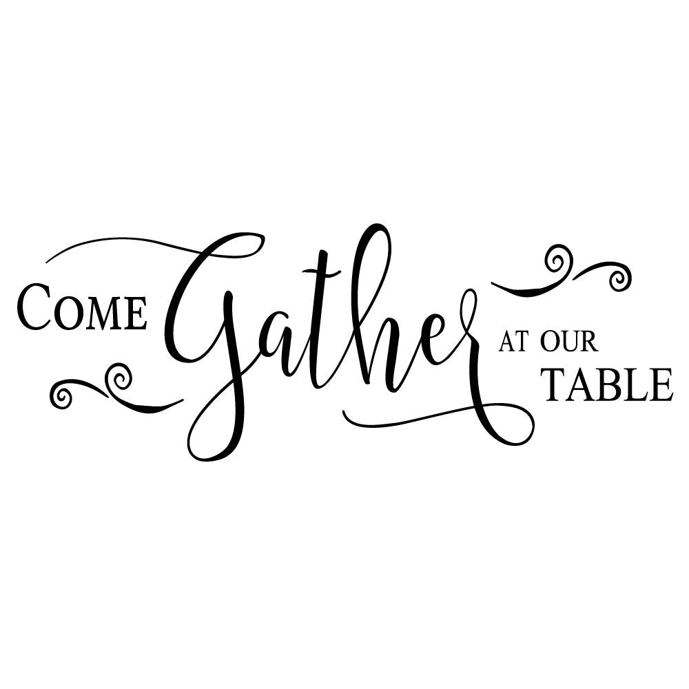 Come Gather At Our Table Home D  Cor Kitchen Dining Room Wall Art Kitchen Wall D  Cor