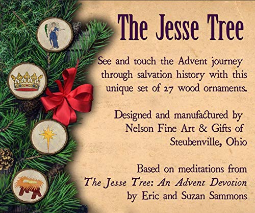 Catholic to the Max | Jesse Tree Set: Book and 27 Ornaments Bundled | Religious Advent Calendar Countdown to Christmas