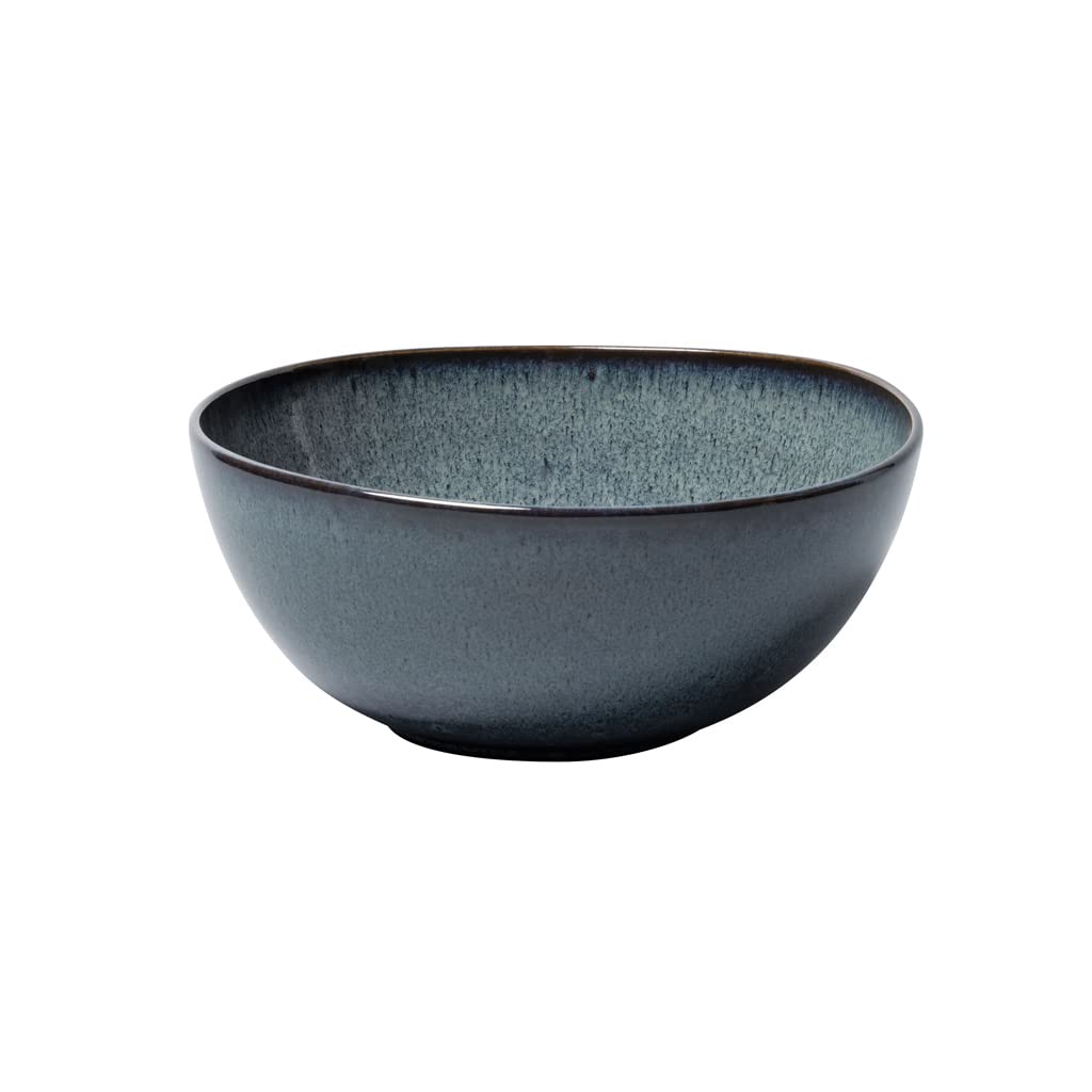 Like. By Villeroy & Boch - Lave Gris Serving Bowl 25.5 X 25.5 X 10.5 Cm, Serving Bowl Grey, Earthenware, 2,200 Ml