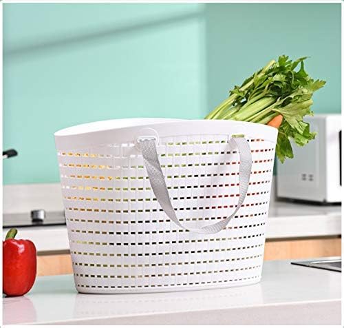 Homies, 1 Piece, Plastic Storage Organizer Basket With Handles, Shower Caddy Tote Portable Storage Bins For Bathroom, Kitchen, C