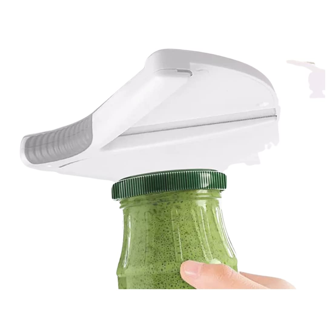 Jar Opener - Perfect Kitchen Gadget For Seniors And Those With Weak Hands Or Arthritis - Under Cabinet Mountable With Adjustable