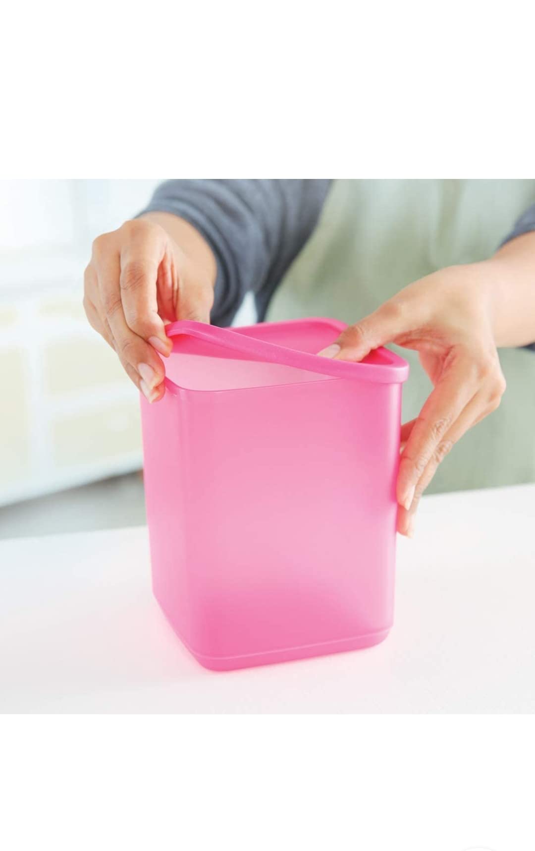 Tupperware Square Fruits Vegetables Storer Refrigerator Container Cubix 1.8L 2Pc