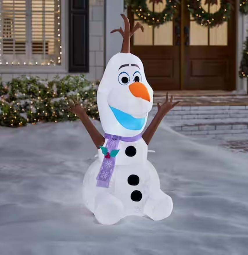 Olaf Christmas Inflatable by Gemmy