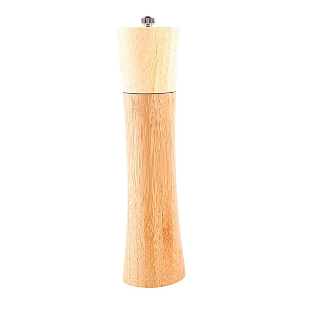 LOSA Manual Wooden Pepper Salt Mill Grinder Herbs Spice Salt Shaker 18.5cm