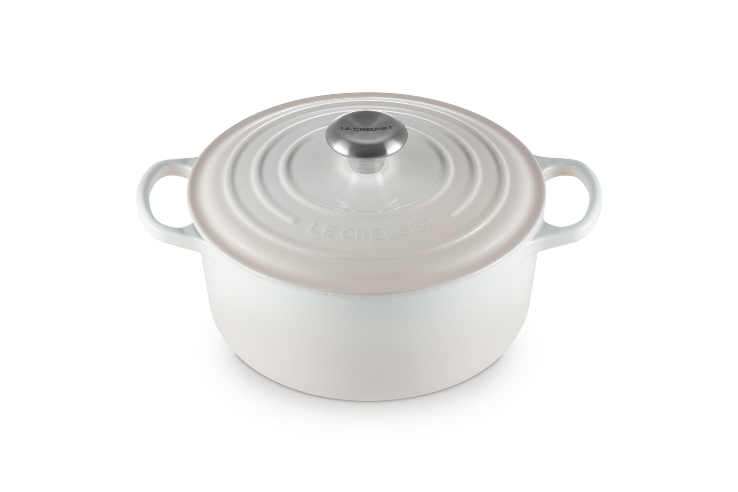 Le Creuset Enameled Cast Iron Signature Round Dutch Oven, 4.5 Qt., Meringue