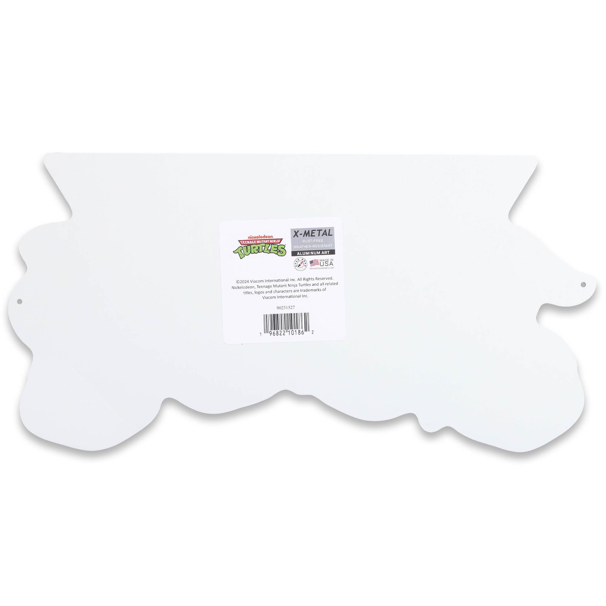 Teenage Mutant Ninja Turtles Logo Metal Sign - Fun TMNT Wall Decor for Bedroom or Movie Room