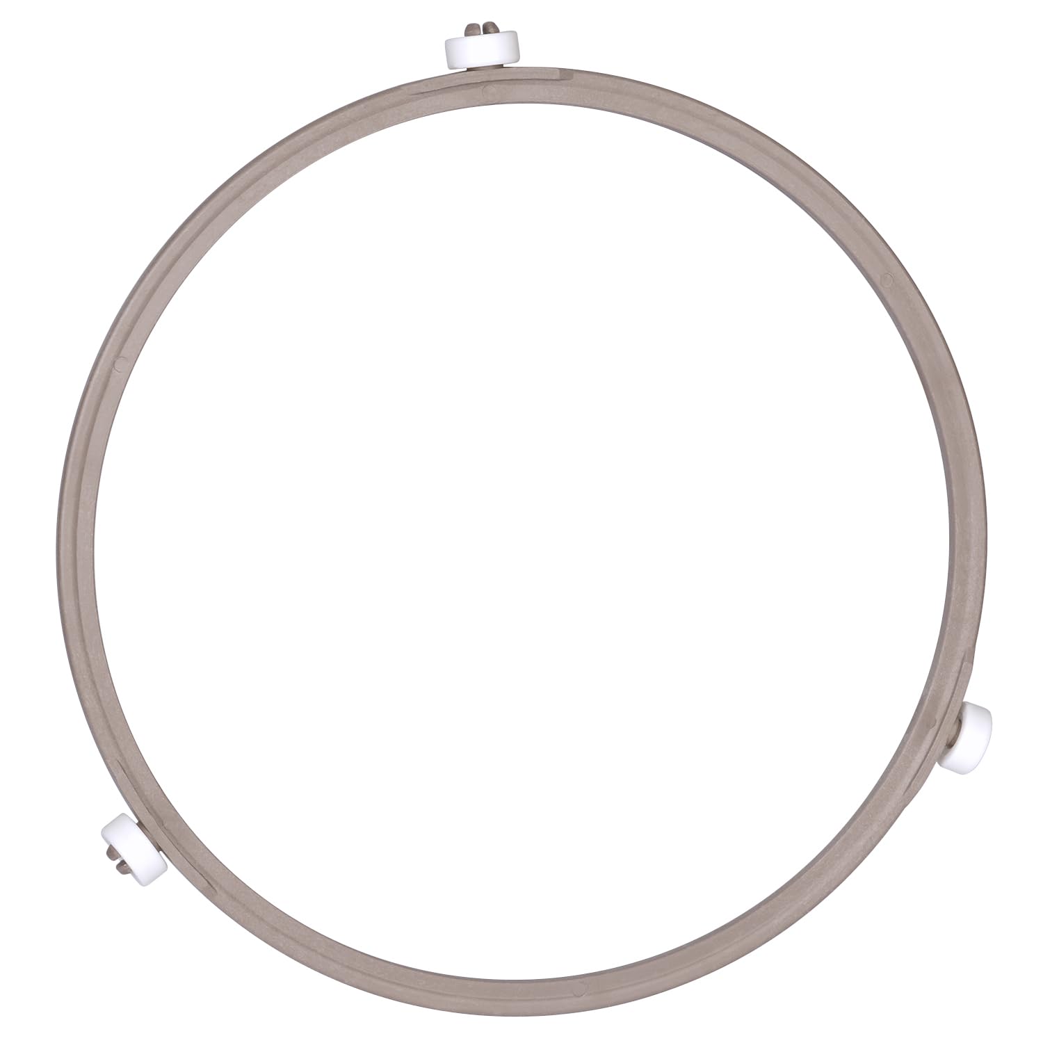 Jolaxy 7.4'' Microwave Turntable Ring with 14 mm Rollers  Microwave Oven Tray Support  Glass Plate Rotating Roller Ring  Ring Outer Diameter 7.4 inches (18.8 cm)  Roller Height 14 mm
