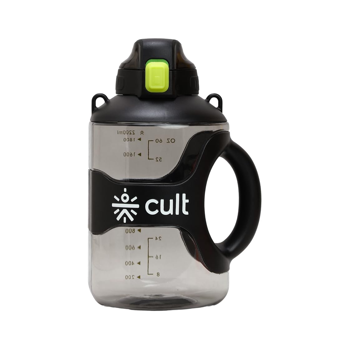 Cult Gallon Bottle 2.2L Unisex Black
