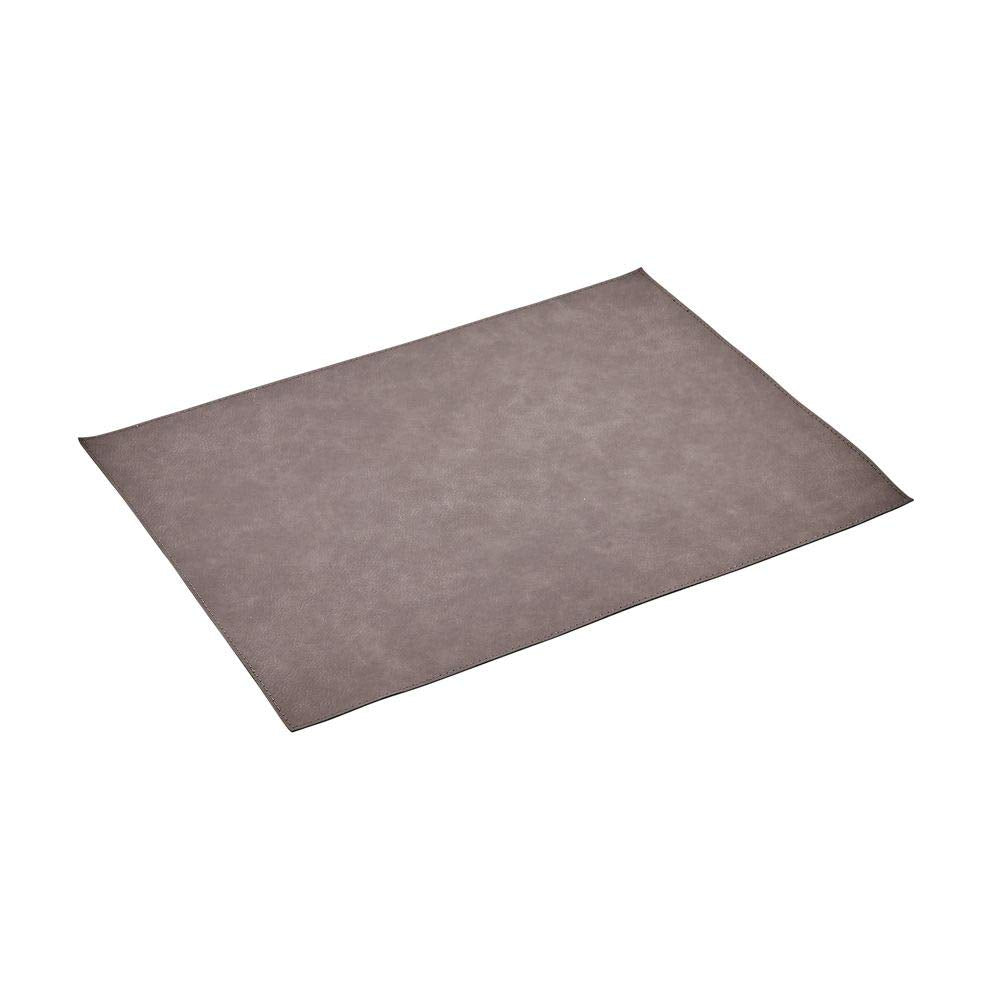 Leatherette Tray  Grey 2.5 X 12 X 16