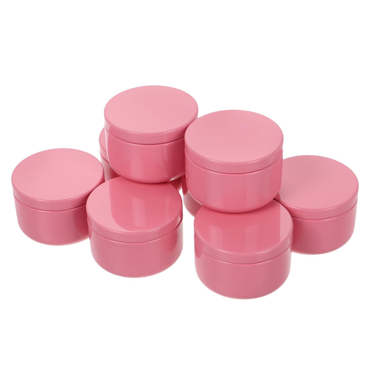 8pcs Essential Oil Jars with Lids Aluminum Aromatherapy Container for Diy Fragrance Oil Storage Sealed Refillable Jars for Cosme
