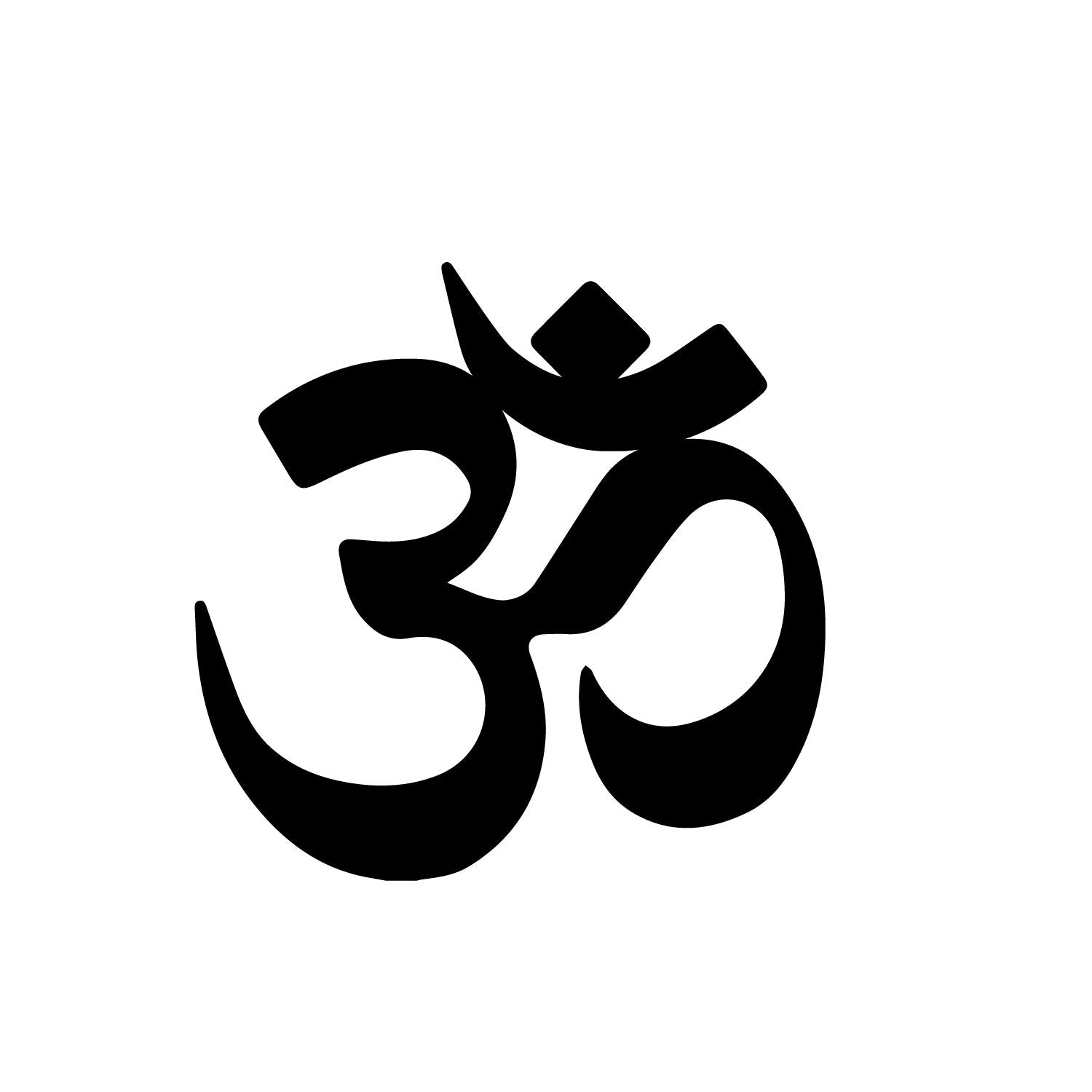 Ecraftindia Om Black Engineered Wood Cutout Wall Art Decor - Perfect Wall Hanging For Yoga Or Meditation Room - Modern Wall Deco