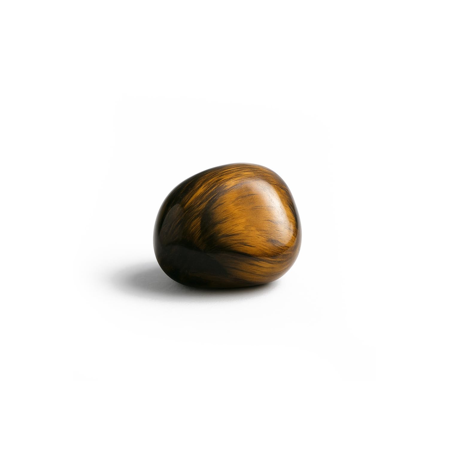 Astrotalk Tiger Eye Tumble Stone | For Meditation, Courage & Balance | Activates Chakra, Removes Fear & Doubt | Vastu Items for Home Decor, Office Desk Decoration | Gift for Man & Woman