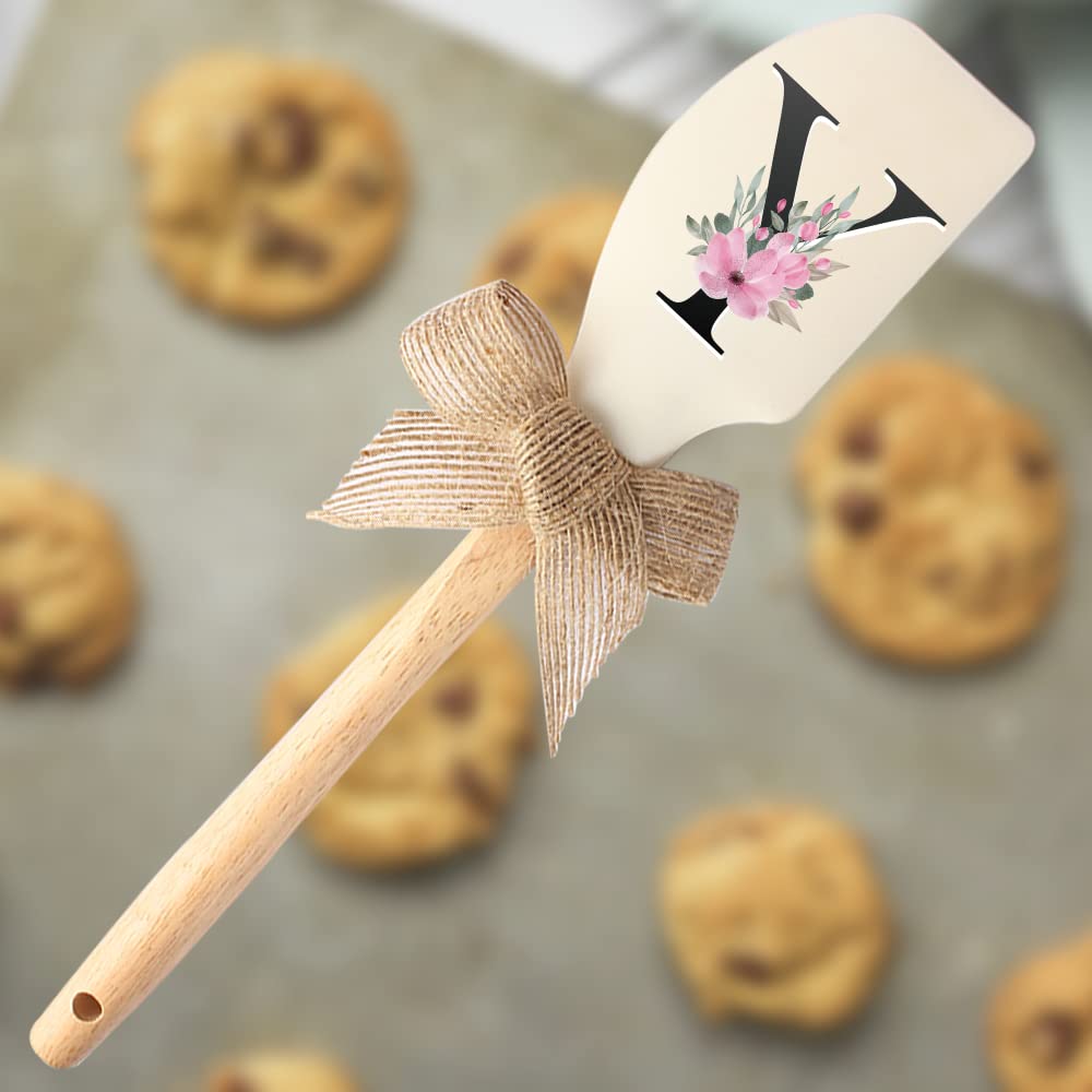 Letter Y Monogram Funny Silicone Spatula, Funny Baking Tool, Modern Farmhouse Kitchen Decor, Gift For Chef, Lovers, Mom, Thanksg