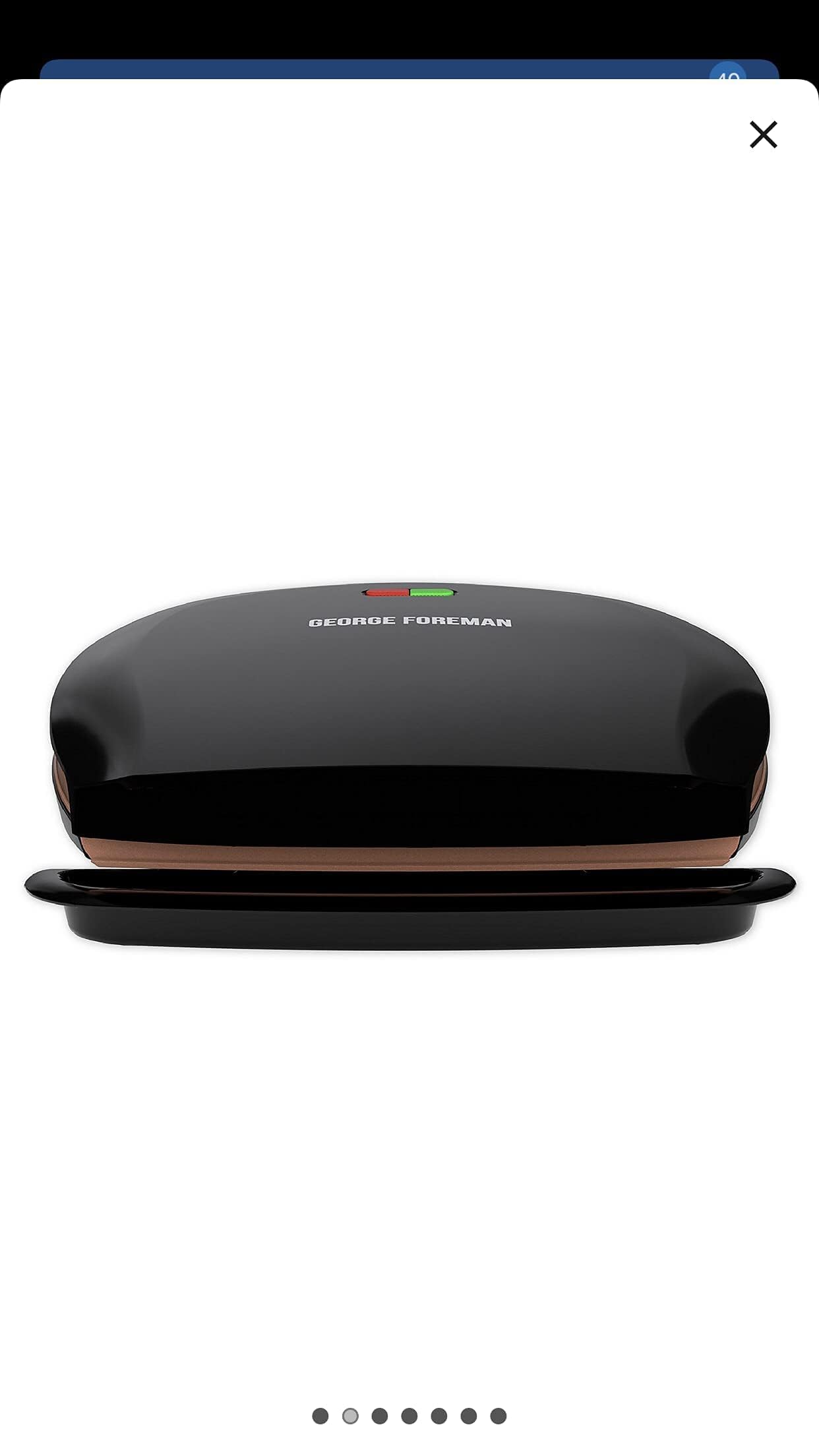 George Foreman 5 Serving Panini Grill