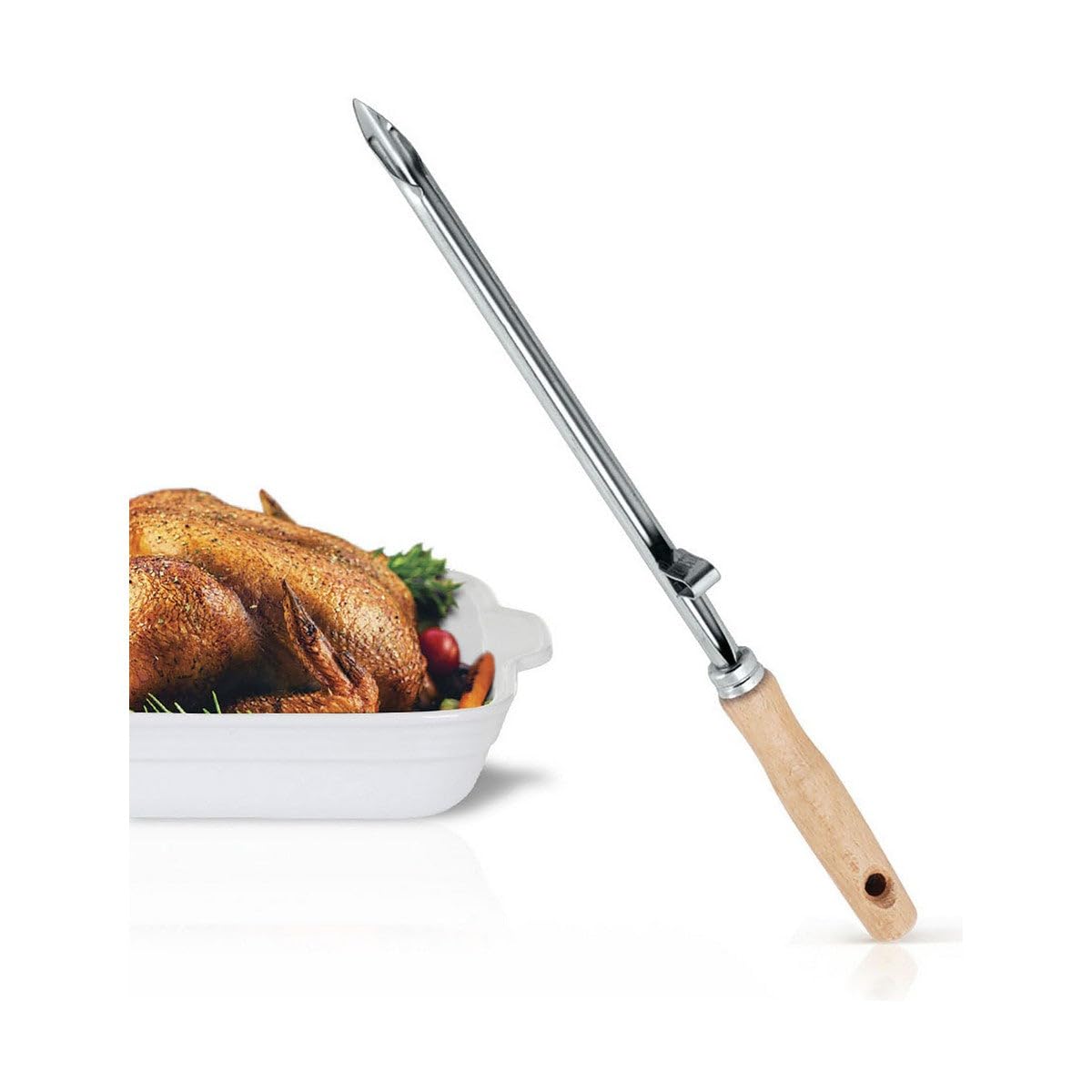 Metaltex Meat Stuffing Needle  INOX  20?cms