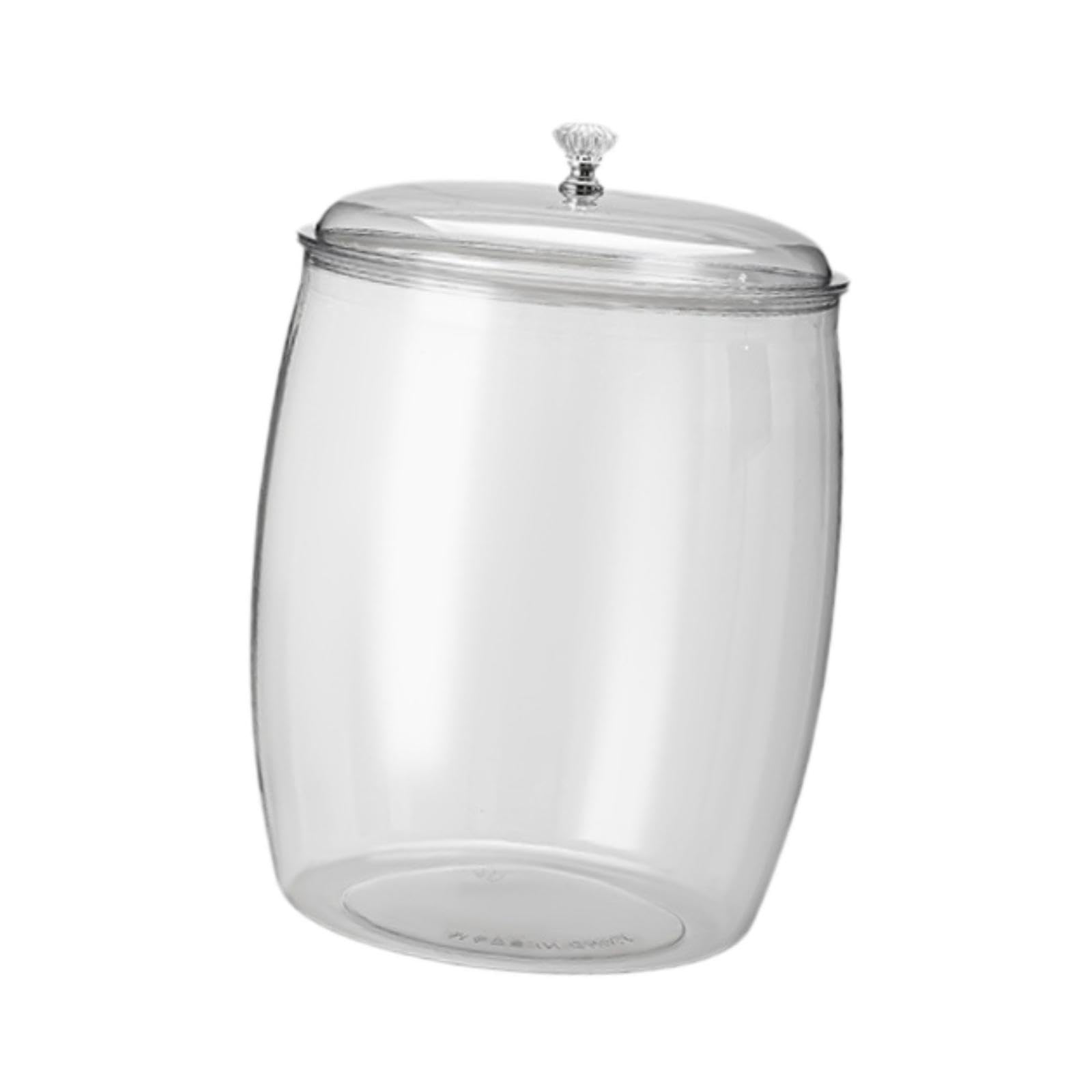 Merishopp Clear Canister Coffee Bean Kitchen Food Container For Cereal Loose Tea Beans 10L