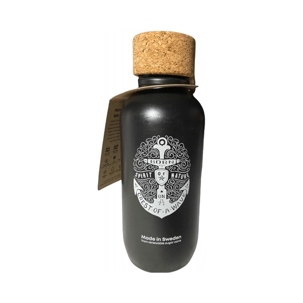 Smartshake EcoBottle 650 Black Water Bottle  22 oz Reusable BPA Free Sports Eco Water Bottle, Lightweight Leakproof Small Gym F