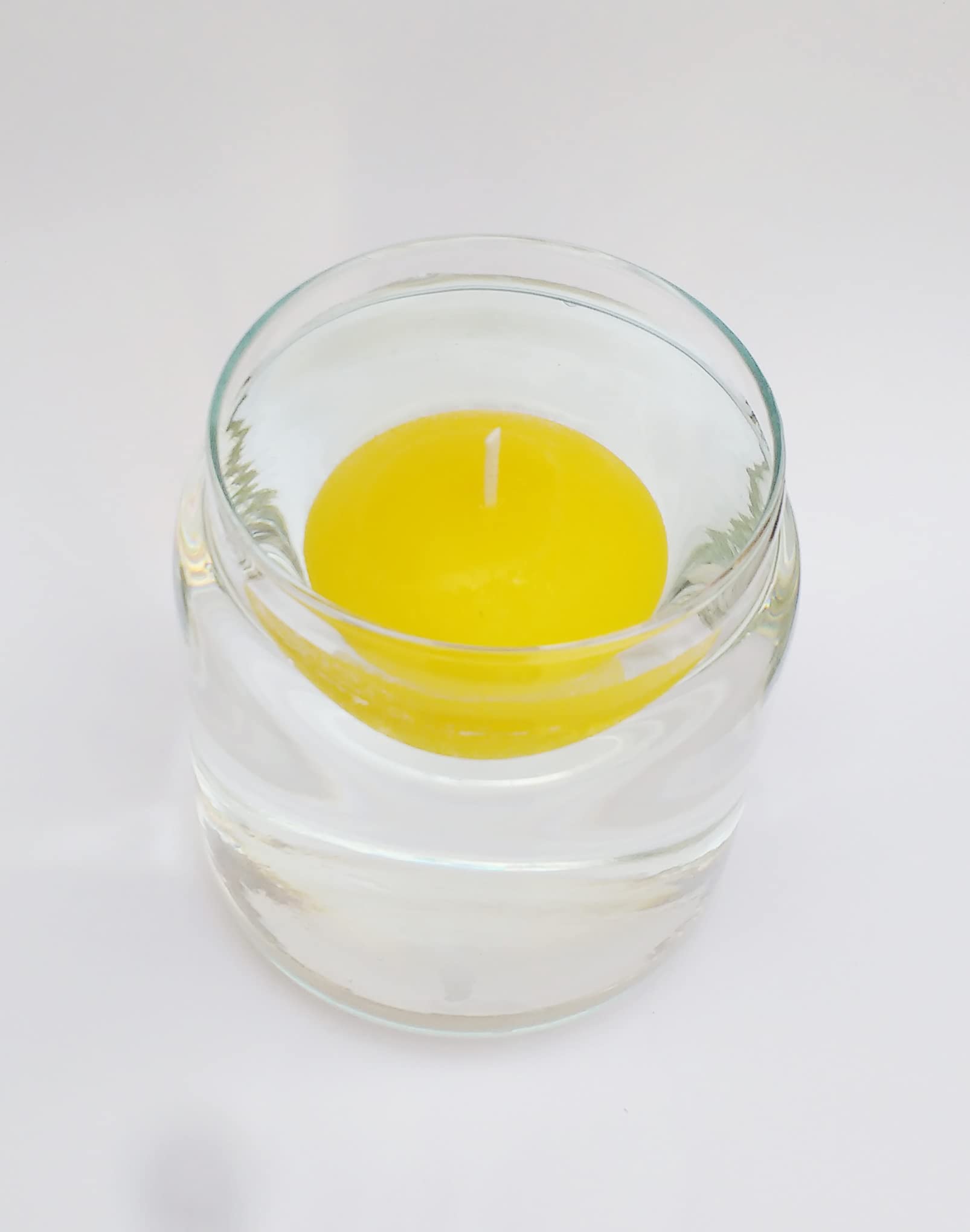 Pure Indian Candle Handmade Vanilla Scented Nugget Floating Candle PICNG001 (Pack of 4)