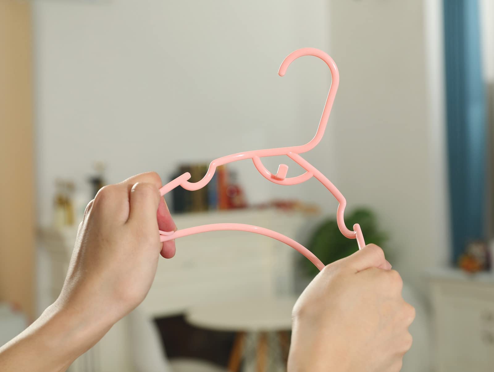 60Pcs Grey Baby Nursery Closet Hangers,Non-Slip Laundry Infant Pant Hanger For Newborn Clothes Gift,Stackable Hangers,Save Space