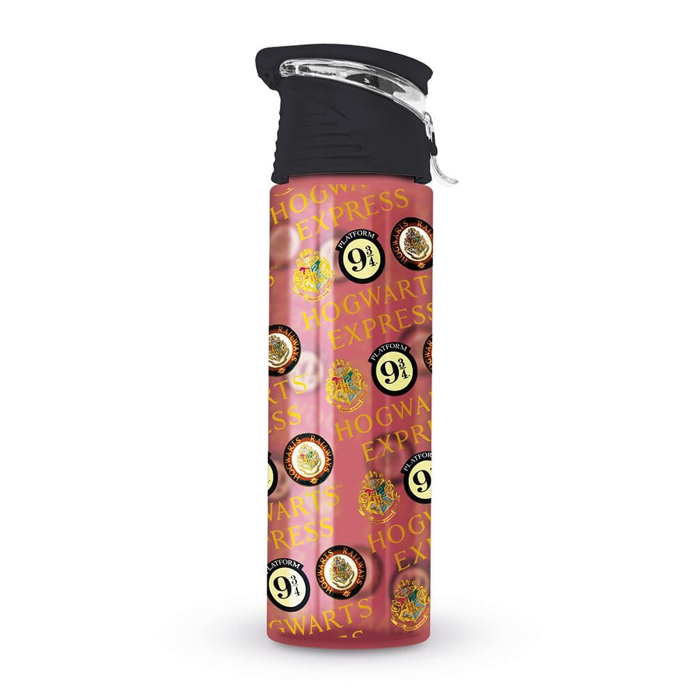 Pyramid Harry Potter Platform 9 3/4 Plastic Soft Touch Chugger Drink Bottle, 700 ml Capacity